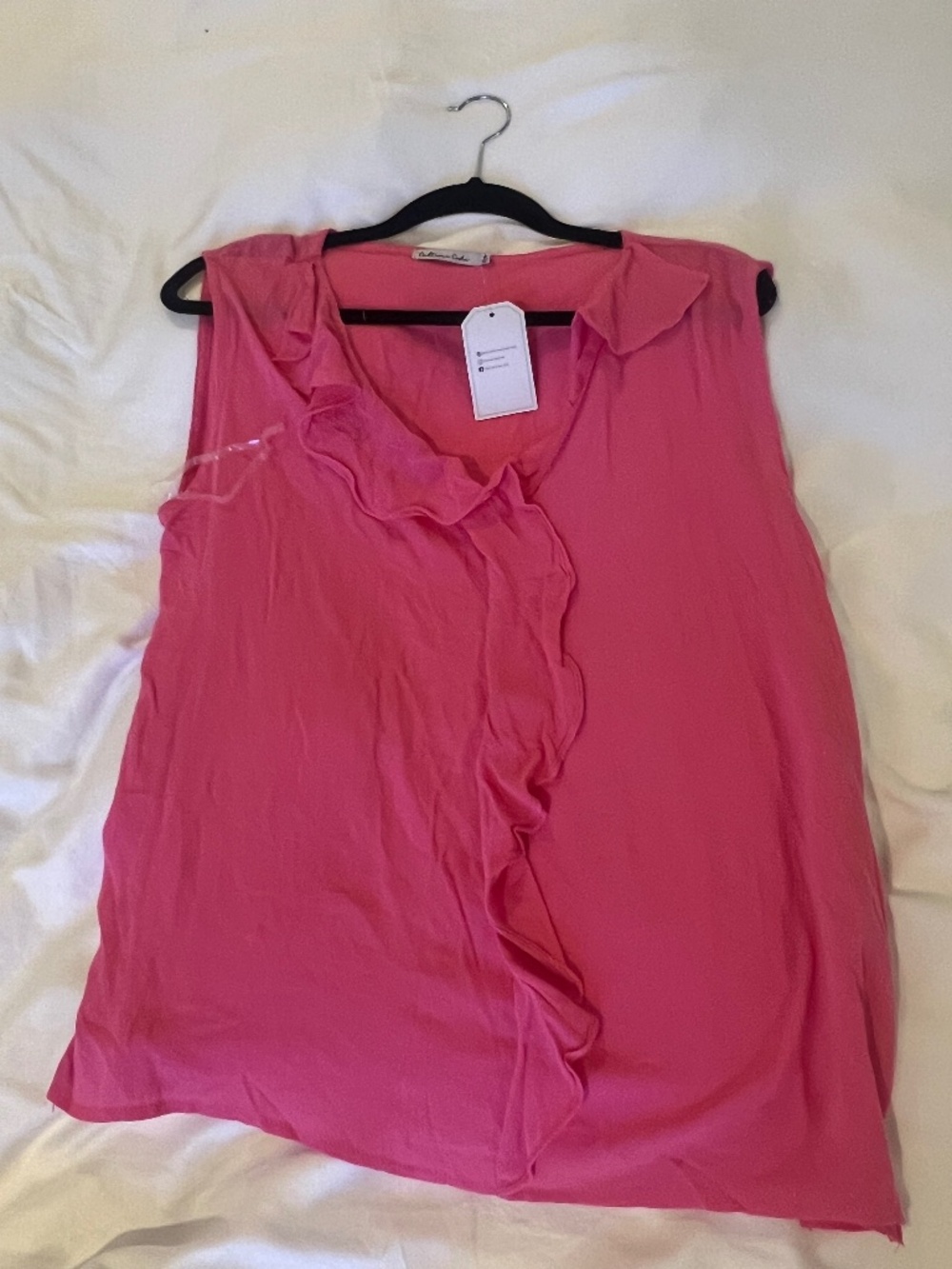 Culture Code Pink Ruffle Tank NWT - Picture 1 of 2